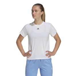 Camiseta de Manga Corta Mujer Adidas HR7796 Blanco (XS)