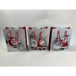 DKD Home Decor Bolsa Navidad Tradicional Rojo Blanco Papa Noel 10 x 23 x 18 cm (12 Unidades) Precio: 4.68999993. SKU: B1CGJJJPR6