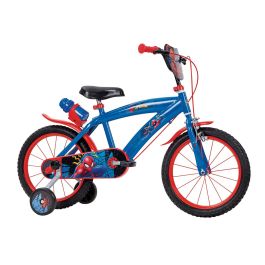 Huffy Bicicleta Infantil Spiderman 16 Pulgadas para Niños, Edad Recomendada 5 a 8 Años, Cuadro de Hierro, Color Azul Precio: 146.88999974. SKU: S2417309