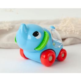 KioKids Elefante de Arrastre Azul con Sonajero para Bebés +12 Meses - Juguete de Plástico que Mejora Coordinación y Aprendizaje Precio: 4.49999968. SKU: B1AP5F8P5N