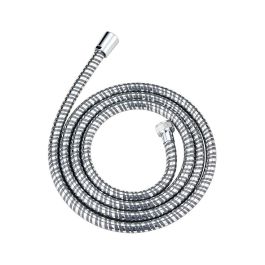 Wenko Conjunto de Ducha Basic con Cabezal de 5 Funciones, Manguera 150 cm y Soporte Ajustable, ABS/Acero Inox