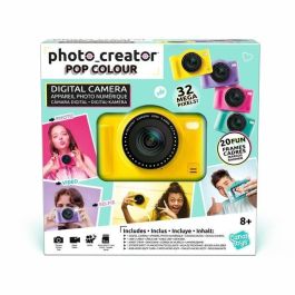 Canal Toys CTCLK040 Creador de Fotos Cámara Digital Pop Amarillo con Tarjeta SD 32GB Canal Toys CTCLK040 Creador de Fotos Cámara Digital Pop Amarillo con Tarjeta SD 32GB
