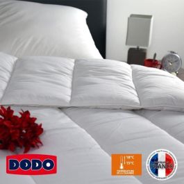 Dodo Edredón Vancouver cálido 400 gr/m², Relleno 100% poliéster, Funda 80% poliéster 20% algodón, Blanco 140x200 cm