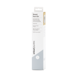 Cricut Joy Xtra Smart Iron-On Rollo de vinilo de termotransferencia liso Plata, 241mm x 609mm, Ref. 2010403
