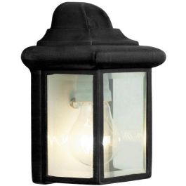 Brillante luz de pared al aire libre Nissie Noir E27 1x40w