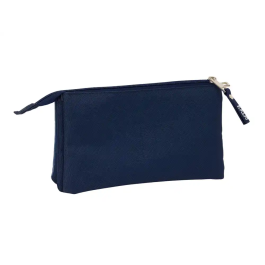 Portatodo Triple El Pulpo Azul Azul marino 22 x 12 x 3 cm