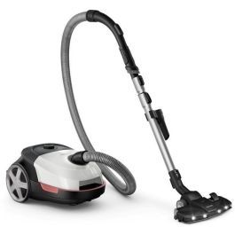 Philips XD6122/12 Aspirador cilíndrico con bolsa, 900 W, 4 L, Blanco polar