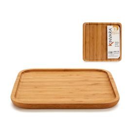 Kinvara Tabla Cuadrada Mediana Bambu Aperitivo 25x25 cm Marrón (Set de 12) Precio: 48.94999945. SKU: S3605420