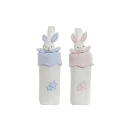 DKD Home Decor Portabiberón para Bebé Colección Happy Rabbit con Conejito Poliéster Zipper Azul Celeste Rosa 10x30x9 cm (6 Unidades) Precio: 34.09296. SKU: B1K2LGFAQN