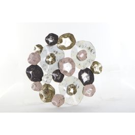 DKD Home Decor Decoración de Pared Estilo Glam Metálica Rosa Dorado - 61x61 cm (Alto x Ancho) y 5.7 cm Fondo Precio: 24.13224. SKU: S3019046