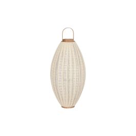 Portavelas Home ESPRIT Blanco Marrón Madera Cristal 38 x 38 x 84 cm Portavelas Home ESPRIT Blanco Marrón Madera Cristal 38 x 38 x 84 cm