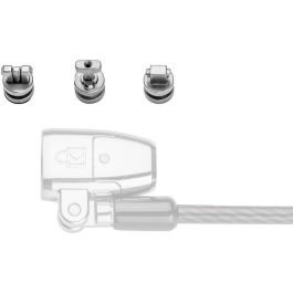 Kensington ClickSafe Anclajes de Seguridad Universal para Ranuras Estándar, Nano y Wedge de Portátiles, Kit de Repuesto