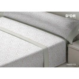 Juego de Sábanas D'Or PARIS Gris Cama de 135 Franela Precio: 44.5000006. SKU: B1KLPBFB98