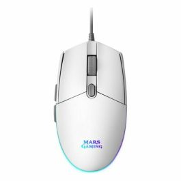 Ratón Gaming Mars Gaming MMGW Blanco Precio: 8.49999953. SKU: S0228831