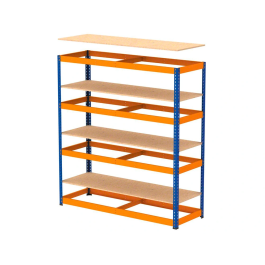 Ar storage Estanteria XL 200x150x60 cm Metal 4 Estantes 500 kg por Estante Montaje sin Tornillos