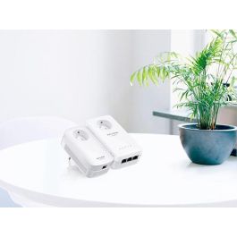 TP-Link TL-WPA8631P KIT Adaptador Powerline AV1300 y AC1200 Wi-Fi Doble Banda Gigabit con Enchufe Integrado