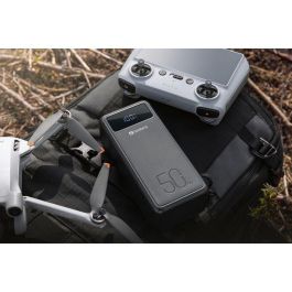 Sandberg Powerbank Batería Externa 50000mAh USB-C PD 130W Compatible con USB-A, Carga Rápida Portátiles y Móviles, Lámpara Integrada