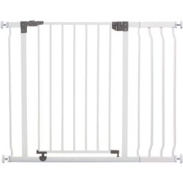 Dreambaby AAAAL83433 Barrera de Seguridad Liberty + Extensión 18 cm - Para aberturas 93-99 cm - Incluye Barrera y Extensión - Blanco