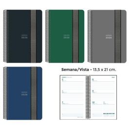Agenda Anual (2026) Senfort Unicolor Espiral Tapa Pp Con Goma 135X210 S/V Surtido De 4 Precio: 35.78999952. SKU: B1H9TEY2FD