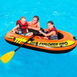 Barca hinchable explorer pro 200 196x102x33 cm con remos y bomba (+ 6 años) Barca hinchable explorer pro 200 196x102x33 cm con remos y bomba (+ 6 años)