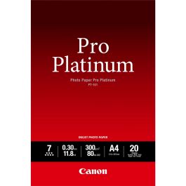 Canon 2768B016 Papel Fotográfico A4 de Alto Brillo 300 g/m² 300 µm para Impresoras PIXMA, 20 Hojas Precio: 43.49999973. SKU: B13DPCZLW4