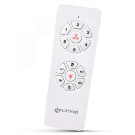 Grunkel Ventilador de techo con luz 24W 6 velocidades C-Temporizador Blanco