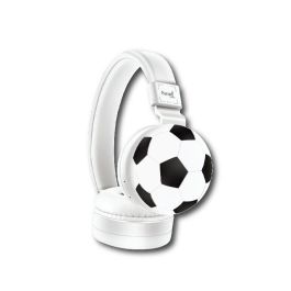 SAMI Soccer Cadete Auriculares Inalámbricos BT/AUX/Micro, Color Blanco y Negro, para Cadetes Precio: 16.7706. SKU: B193QWMN3S