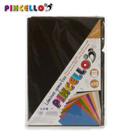 Juego 10 Laminas Goma Eva Negro 20X30Cm Pincello (24 Unidades) Juego 10 Laminas Goma Eva Negro 20X30Cm Pincello (24 Unidades)