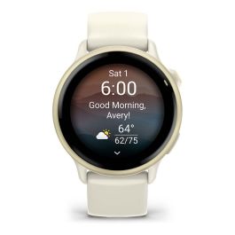 Garmin vívoactive 6 3,05 cm (1.2") AMOLED 390 x 390 Pixeles Pantalla táctil Blanco Wifi GPS (satélite)