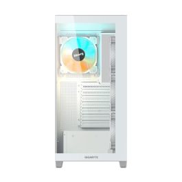 Gigabyte C500 Glass Blanca Caja PC Gaming Semitorre ATX con Panel de Vidrio Templado, Refrigeración Líquida 360mm y USB 3.2 Gigabyte C500 Glass Blanca Caja PC Gaming Semitorre ATX con Panel de Vidrio Templado, Refrigeración Líquida 360mm y USB 3.2