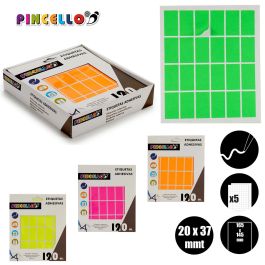 Etiquetas Adhesivas 20x37 mm Rectangulares Surtidas 5 Páginas Pincello (120 Unidades) Etiquetas Adhesivas 20x37 mm Rectangulares Surtidas 5 Páginas Pincello (120 Unidades)