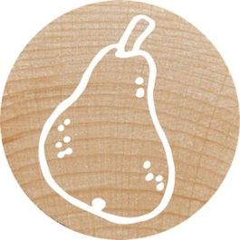 COLOP 165226. Sello de Madera Redondo de Caucho. Set 'Mix' de 12 Piezas, Diámetro 3 cm