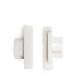 Greenice RL-A1708 Perfil de Aluminio para Tira LED con Difusor Opal 2 metros, incluye 2 tapones finales, ideal para empotrar.