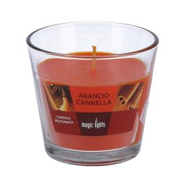 Magic Lights Vela perfumada en vaso de cristal naranja-canela 150g