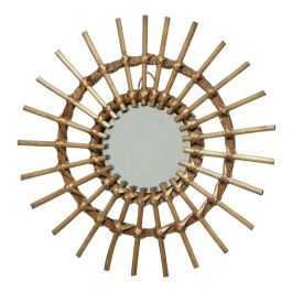 Decoris Espejo de mimbre forma de sol Ø40x2,5cm colores/modelos surtidos Precio: 11.49999972. SKU: S7907755
