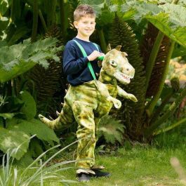 Liragram Disfraz de Montar Dinosaurio Verde, Edad Mínima 3 Años, Talla 4-6 Años Liragram Disfraz de Montar Dinosaurio Verde, Edad Mínima 3 Años, Talla 4-6 Años