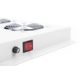 Digitus Unidad de Ventilación de Techo con 6 Ventiladores, Interruptor y Termostato
