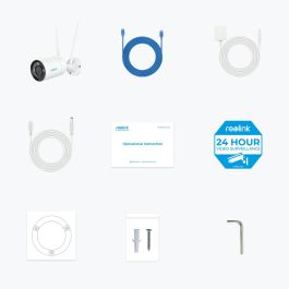 Reolink W330 Cámara de Seguridad IP WiFi Exterior 4K 8MP Google Assistant Google Assistant Pared Blanco