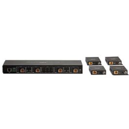 Lindy 70m Cat.6 4x4 HDMI 4K60 Matrix Extender Lindy 70m Cat.6 4x4 HDMI 4K60 Matrix Extender