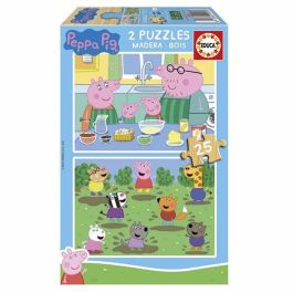 Puzzle de madera 2x25 piezas peppa pig Precio: 11.9911. SKU: B15R5Y8PGN