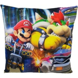 Mario Bros AAARI53398 Cojín de Doble Cara Cuadrado - Diseño Mario vs Bowser - Microfibra - 40 x 40 cm Precio: 20.89000023. SKU: B1C6XFMGVV