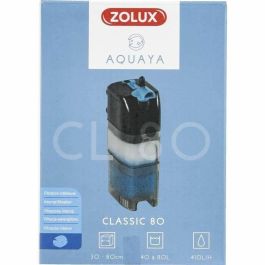Zolux Filtro interno Classic 80 ZOL3336023265261 - 5 W, Acuario 40-80 L, Caudal Ajustable