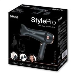 Beurer HC-55 Secador de Pelo Profesional 2.000 W con Función Iónica y Cable Retráctil