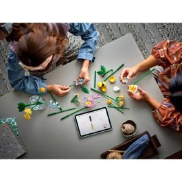 LEGO 10347 Ramo Soleado, Flores Artificiales, Set de Construcción para Adultos y Niños a Partir de 9 Años