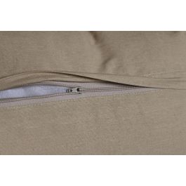 DKD Home Decor Cojín 10 x 40 x 40 cm Azul Celeste Naranja Algodón Polyester Mandala (3 Unidades)