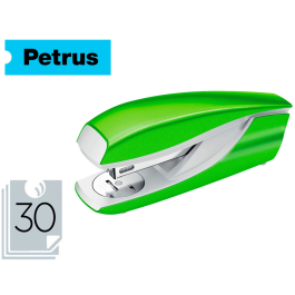 Petrus Grapadora mod 635 Verde Metalizada Capacidad 30 Hojas Metalica Sobremesa Precio: 24.50000014. SKU: BIX623595