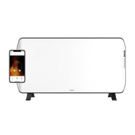 Duux DXCH15 Calefactor Edge Smart 2.000W Blanco, Calentamiento por Convección Rápida, Resistente a Salpicaduras IP24, Control Inteligente y Temporizador
