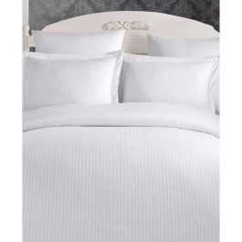 ASI8684282406006 Juego de cama blanco, 100% algodón satén, 1 funda nórdica 220x240 cm y 2 fundas de almohada 60x60 cm ASI8684282406006 Juego de cama blanco, 100% algodón satén, 1 funda nórdica 220x240 cm y 2 fundas de almohada 60x60 cm