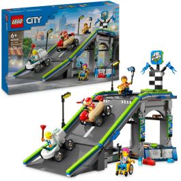 LEGO 60460 City Zero Limits: Race Car Ramp - Juego de Construcción para Niños +6 Años