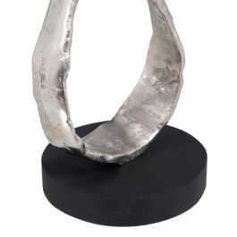 Figura Decorativa 21 x 15 x 63 cm Negro Plata